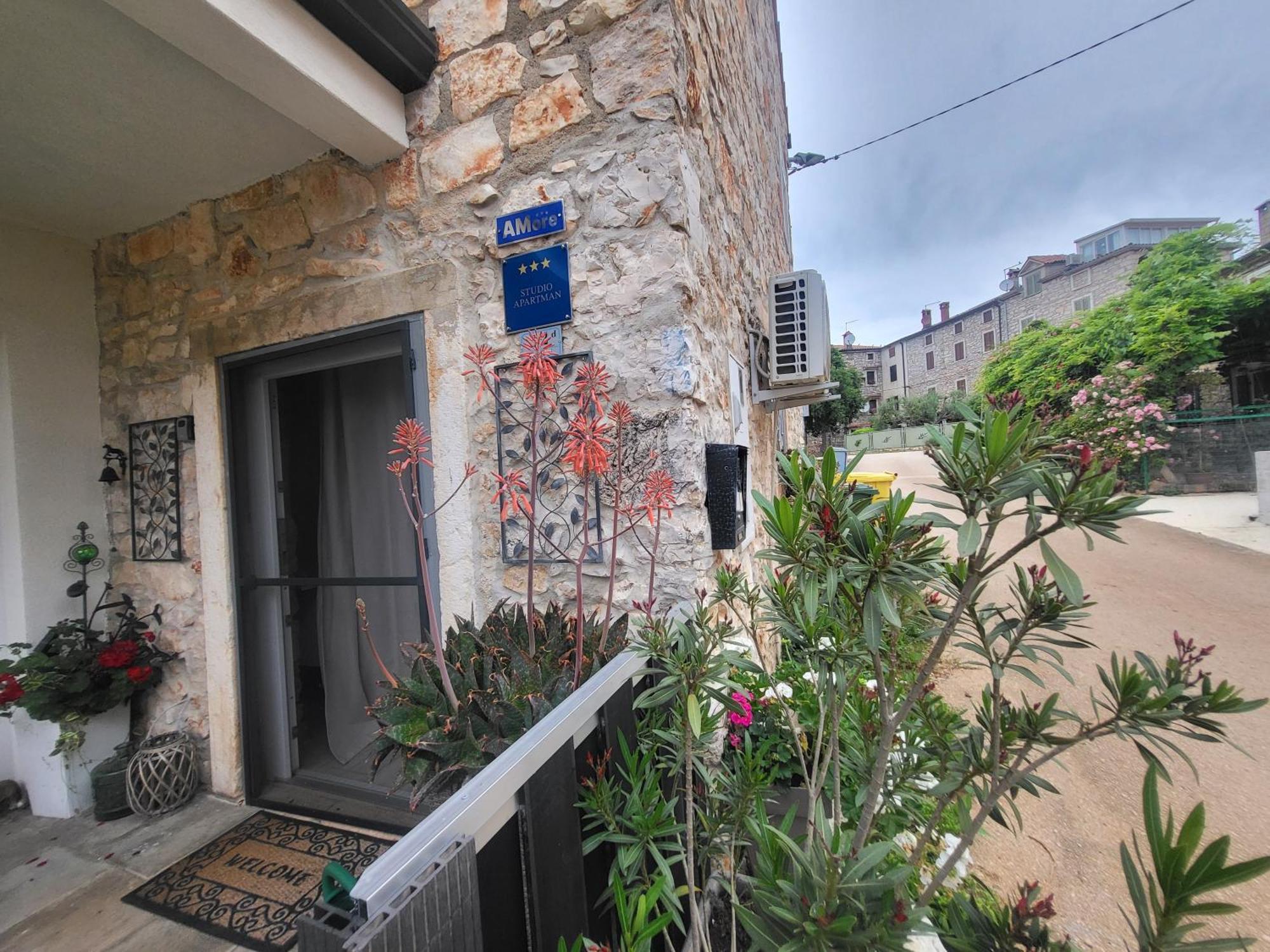 Villa Amore Radini Istrian Romantic Studio With Private Parking And Terrace بروتونيغلا المظهر الخارجي الصورة